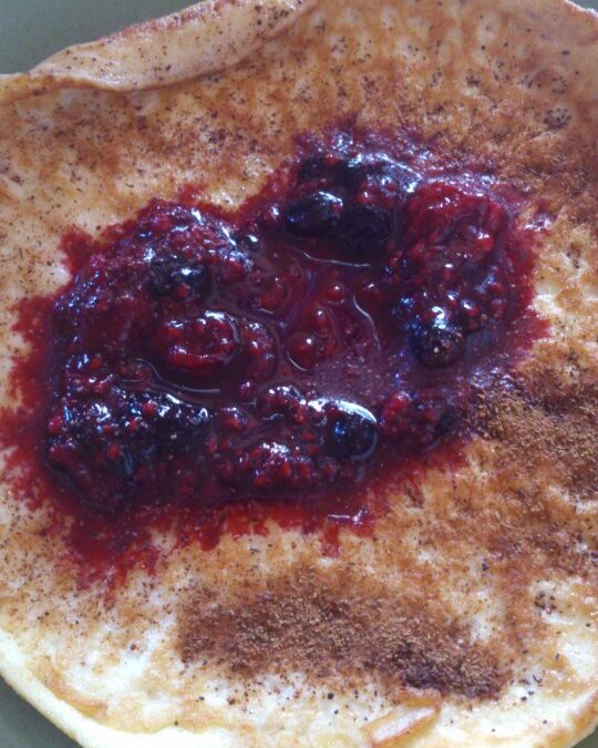 Lyxig helgfrukost – Pannkakor